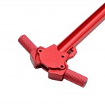 AR-10/LR-308 Red Tactical Charging Handle - Ambidextrous 